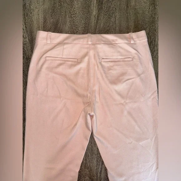Banana Republic Ryan Herringbone Pants (Pink, Size 8, Excellent Condition) - Picture 5 of 8